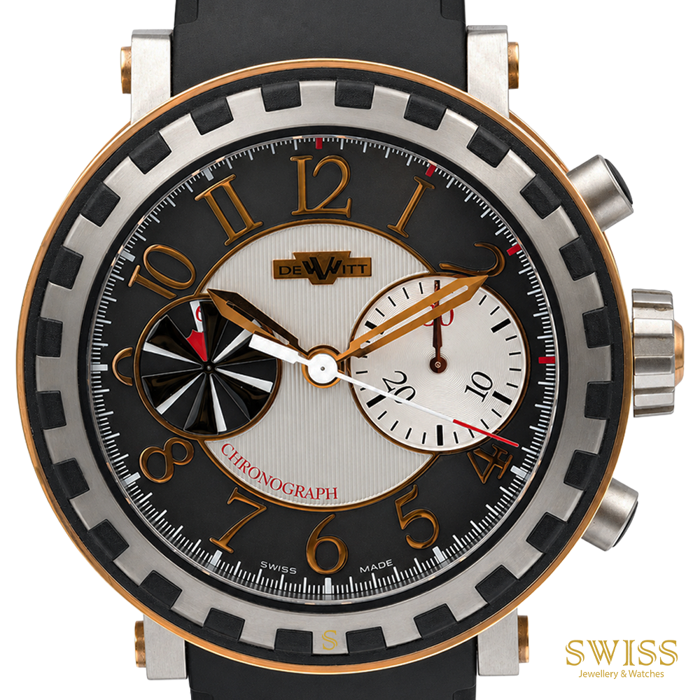 DeWitt Academia Chronograph Titanium Rose Gold Limited Edition
