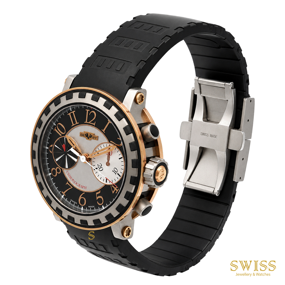 DeWitt Academia Chronograph Titanium Rose Gold Limited Edition