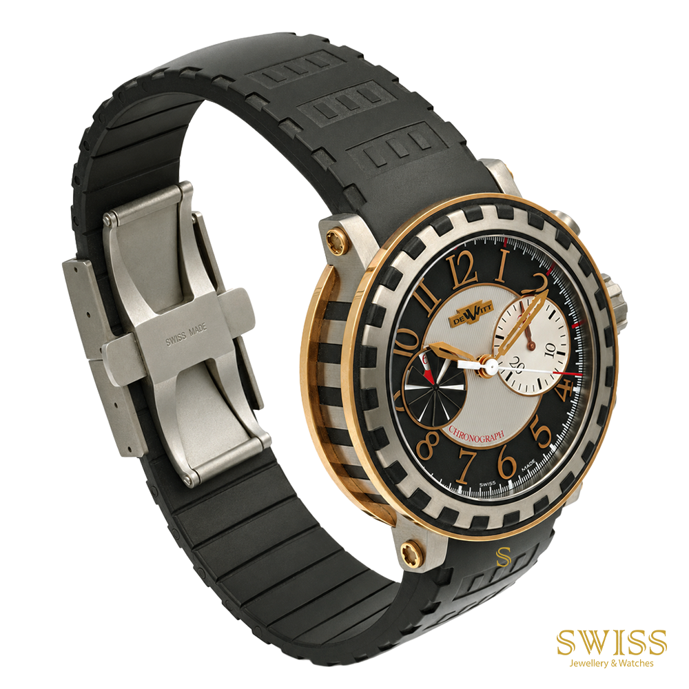 DeWitt Academia Chronograph Titanium Rose Gold Limited Edition