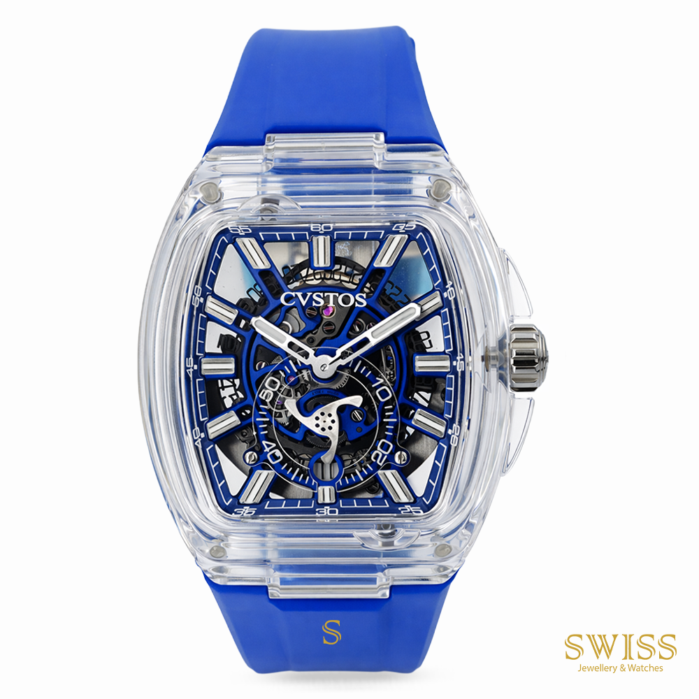 Cvstos Challenge Sealiner PS Sapphire Skeleton Watch