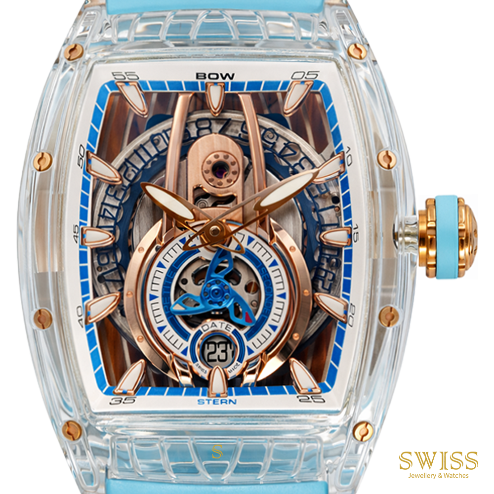 Cvstos Challenge BOW Stern Sapphire Tourbillon Watch Limited Edition
