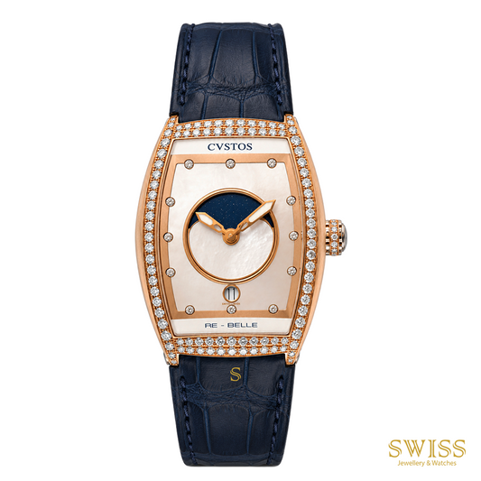 Cvstos Re-Belle Moon Phase Diamond Ladies Watch