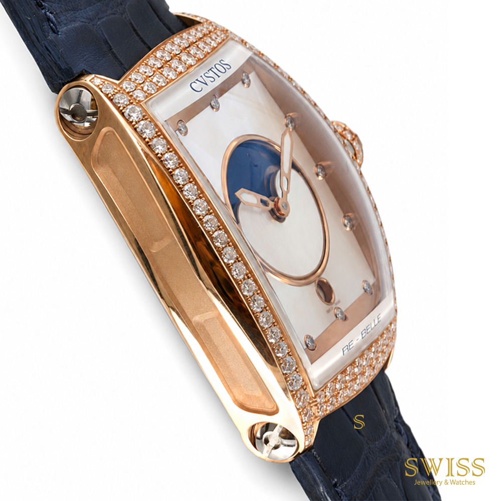 Cvstos Re-Belle Moon Phase Diamond Ladies Watch