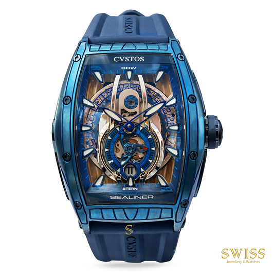 Cvstos Sealiner Tourbillon Blue Automatic Watch