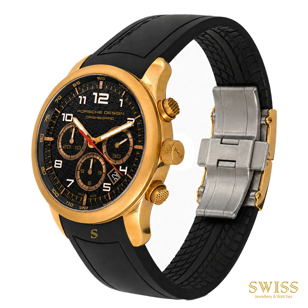 Porsche Design Dashboard Chronograph Gold PVD