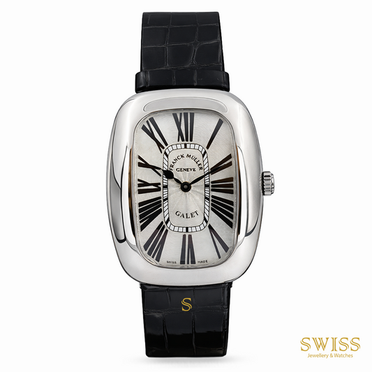 Franck Muller Galet Rose Gold Silver Dial