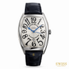 Franck Muller Cintrée Curvex Platinum Rotor Blue Hands