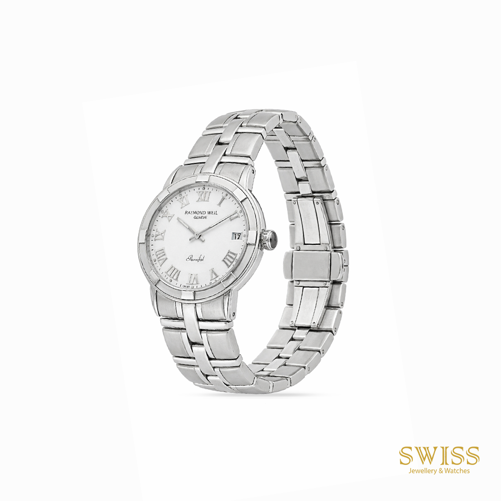 Raymond Weil Parsifal White Dial Stainless Steel Quartz Watch