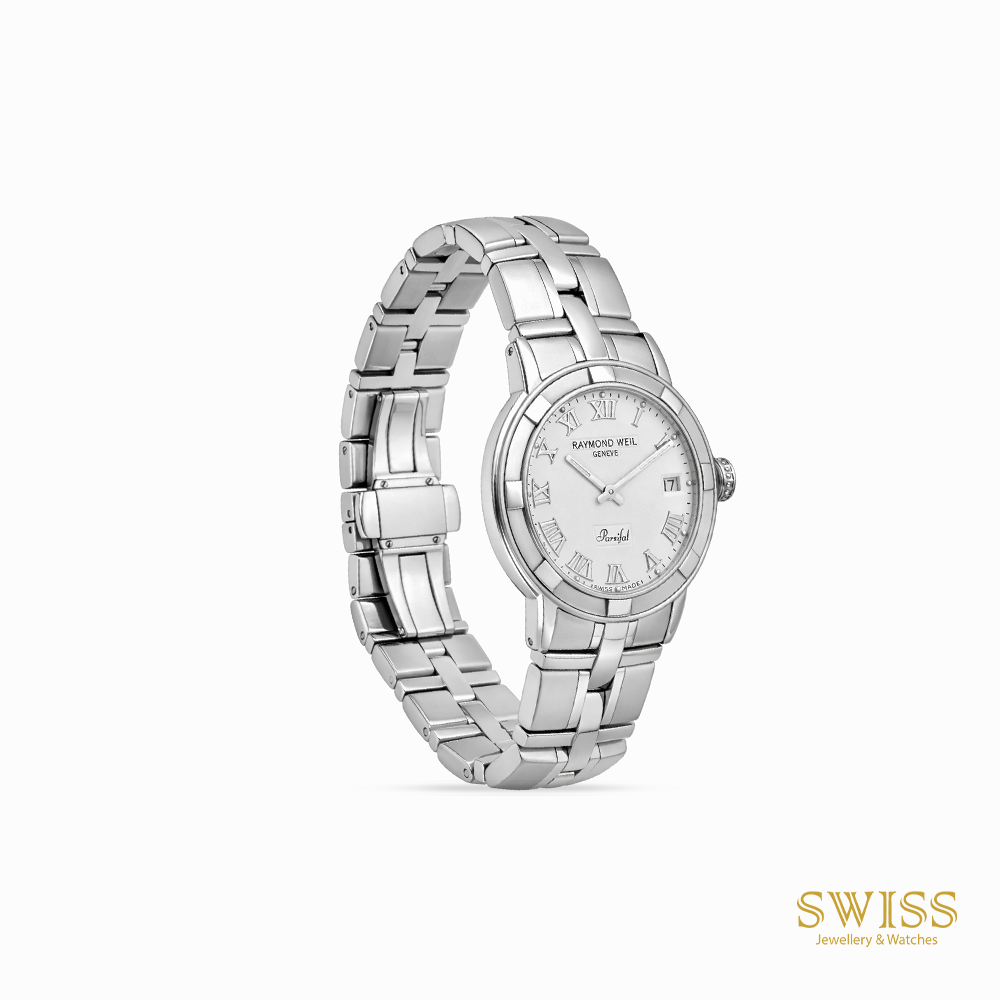 Raymond Weil Parsifal White Dial Stainless Steel Quartz Watch