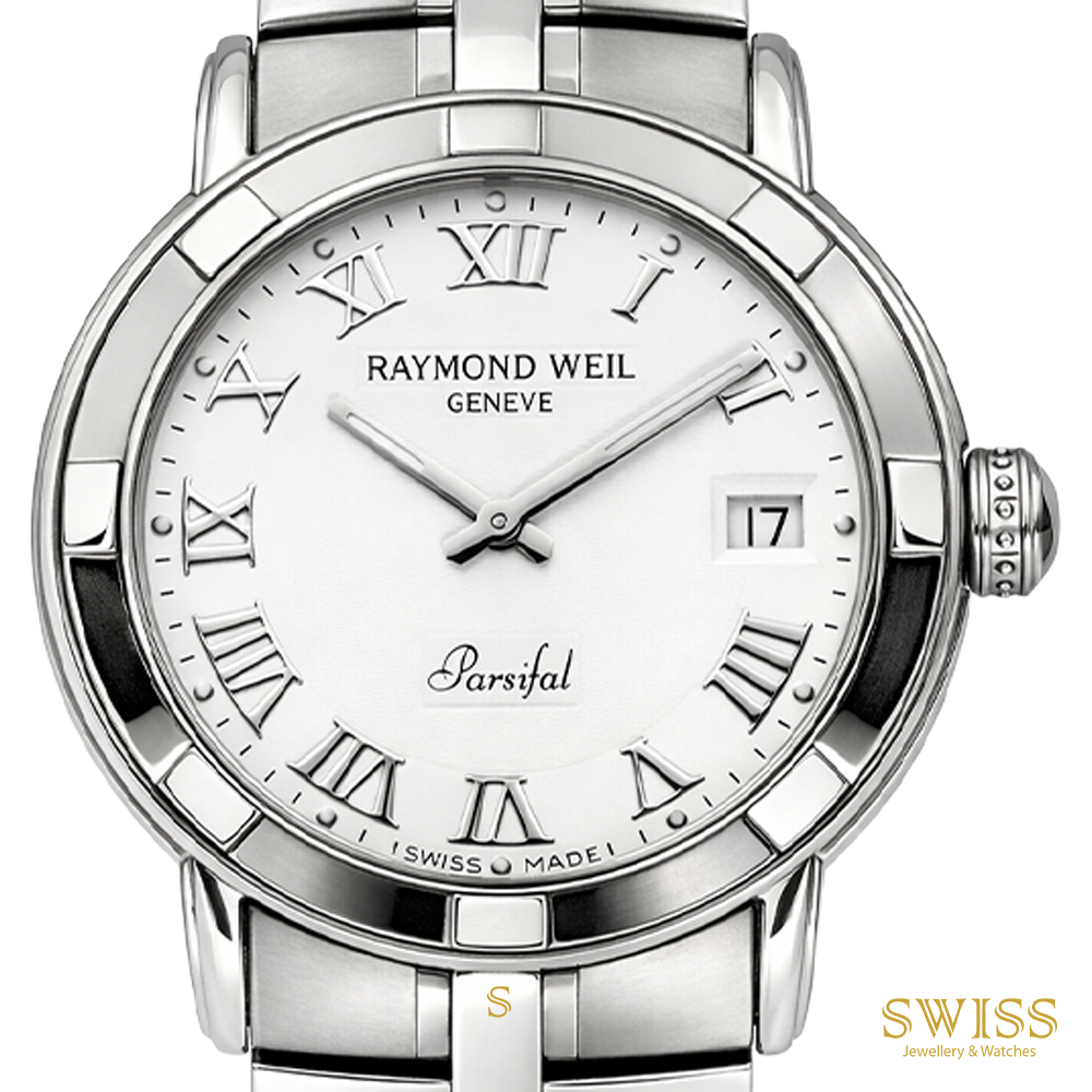 Raymond Weil Parsifal White Dial Stainless Steel Quartz Watch
