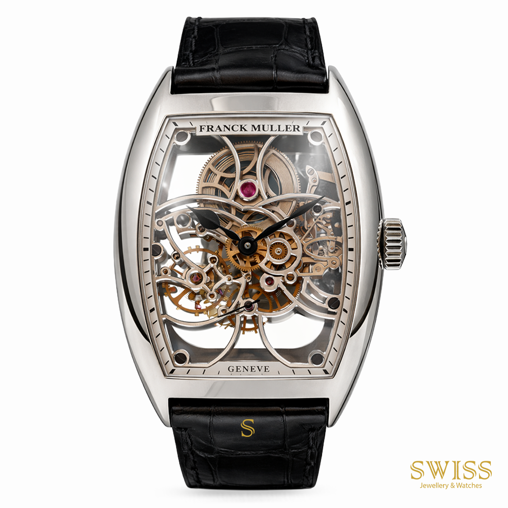 Franck Muller Cintrée Curvex Skeleton Stainless Steel