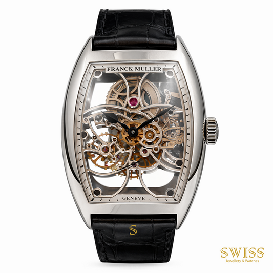 Franck Muller Cintrée Curvex Skeleton Stainless Steel