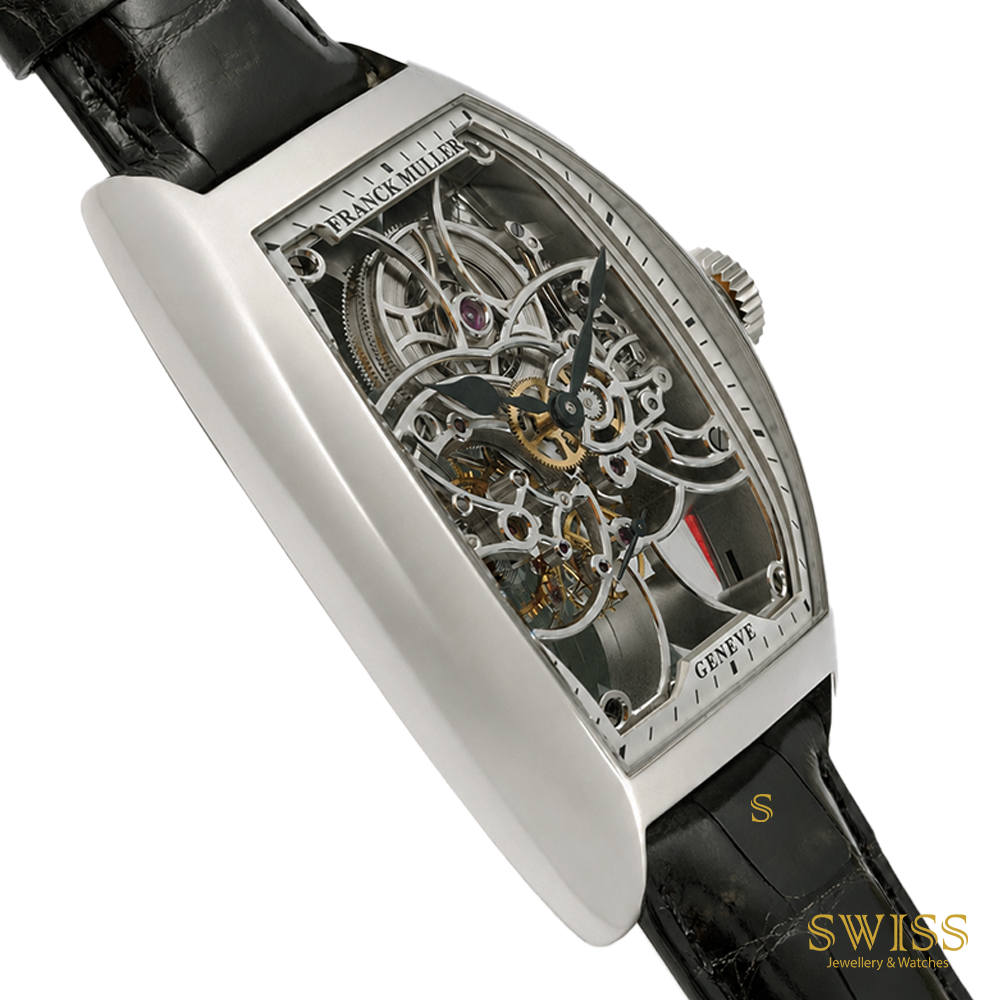 Franck Muller Cintrée Curvex Skeleton Stainless Steel