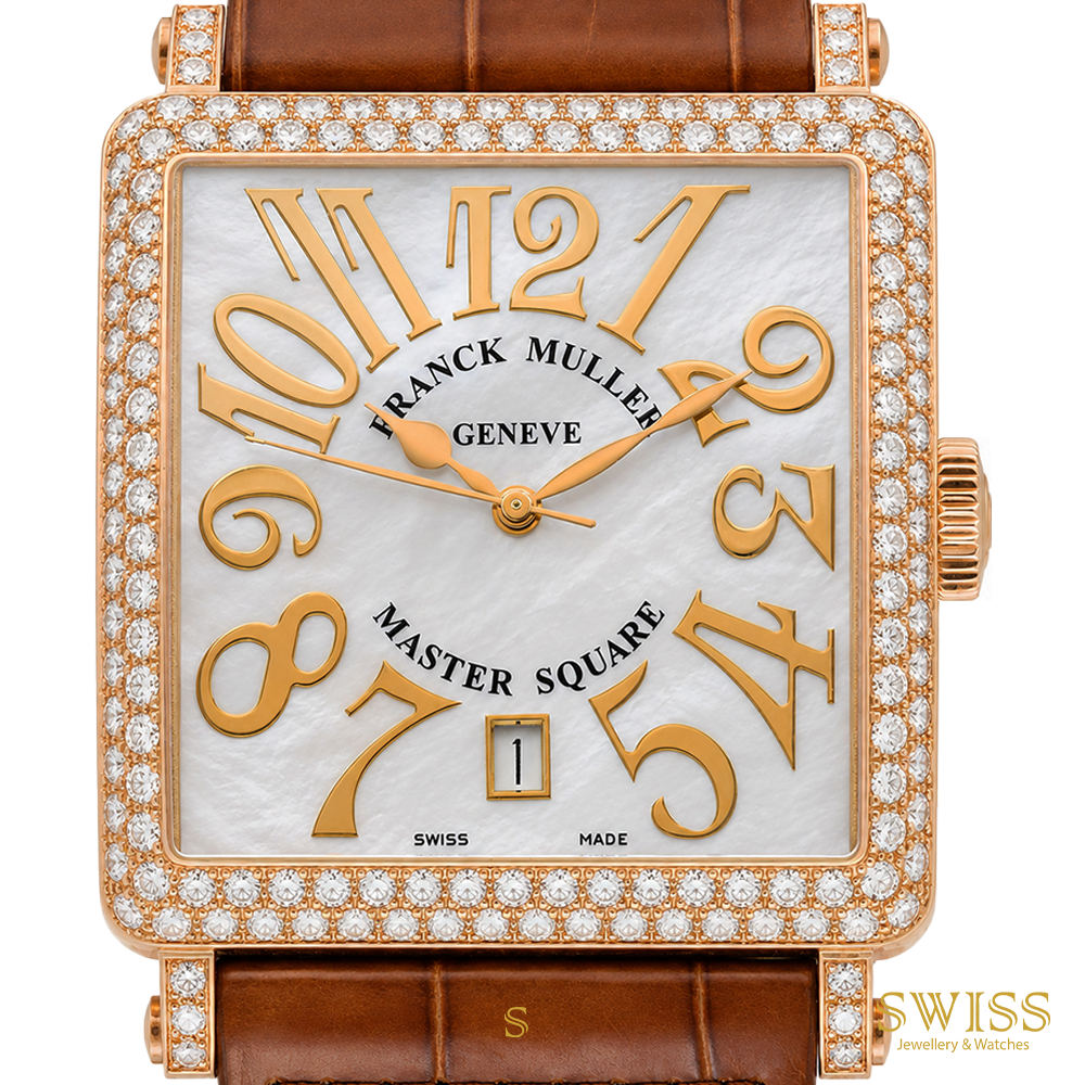 Franck Muller Master Square Rose Gold Diamond