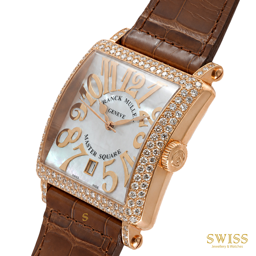 Franck Muller Master Square Rose Gold Diamond