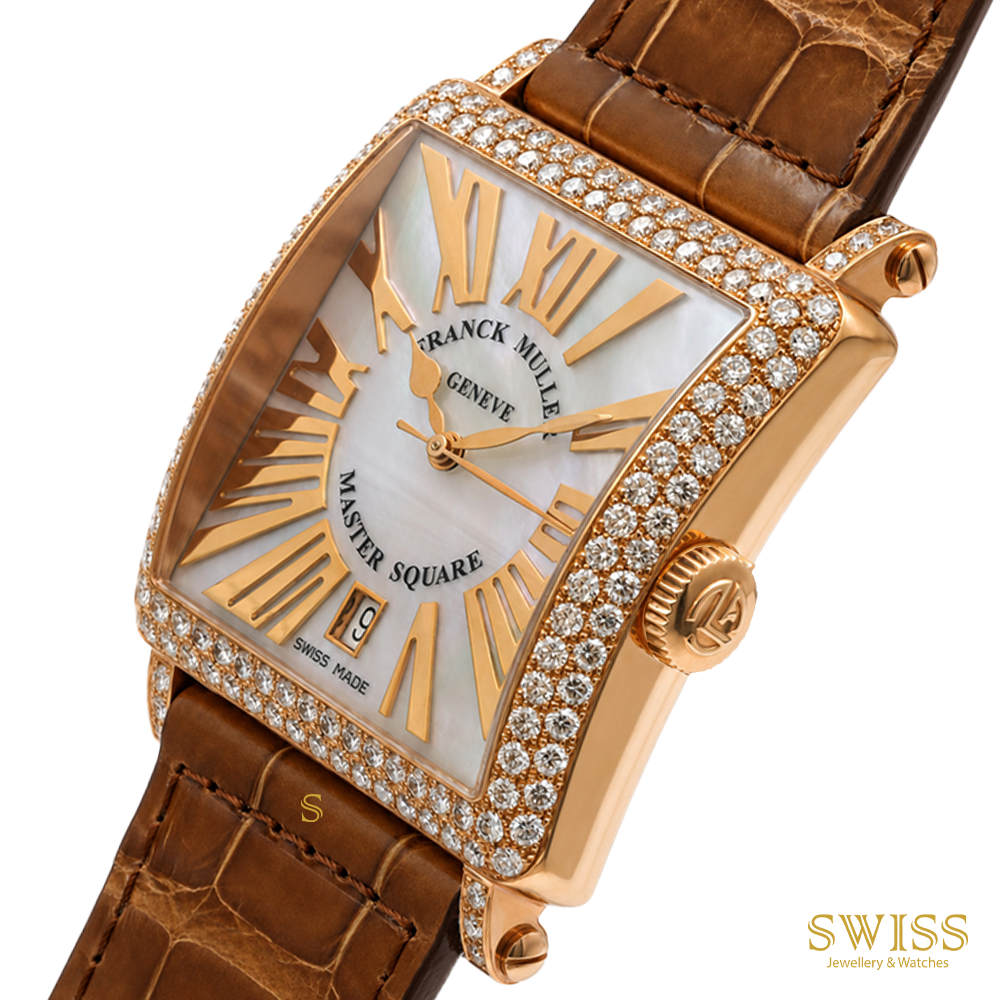 Franck Muller Master Square Rose Gold Diamond