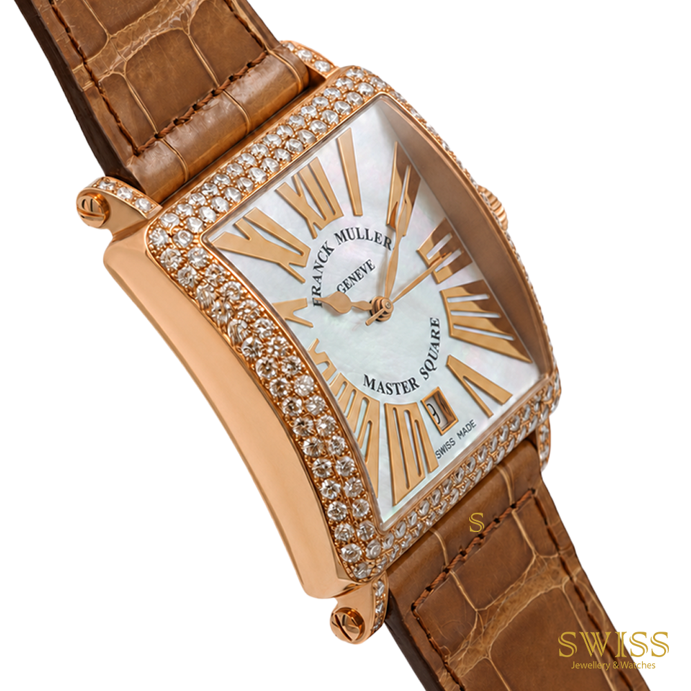 Franck Muller Master Square Rose Gold Diamond