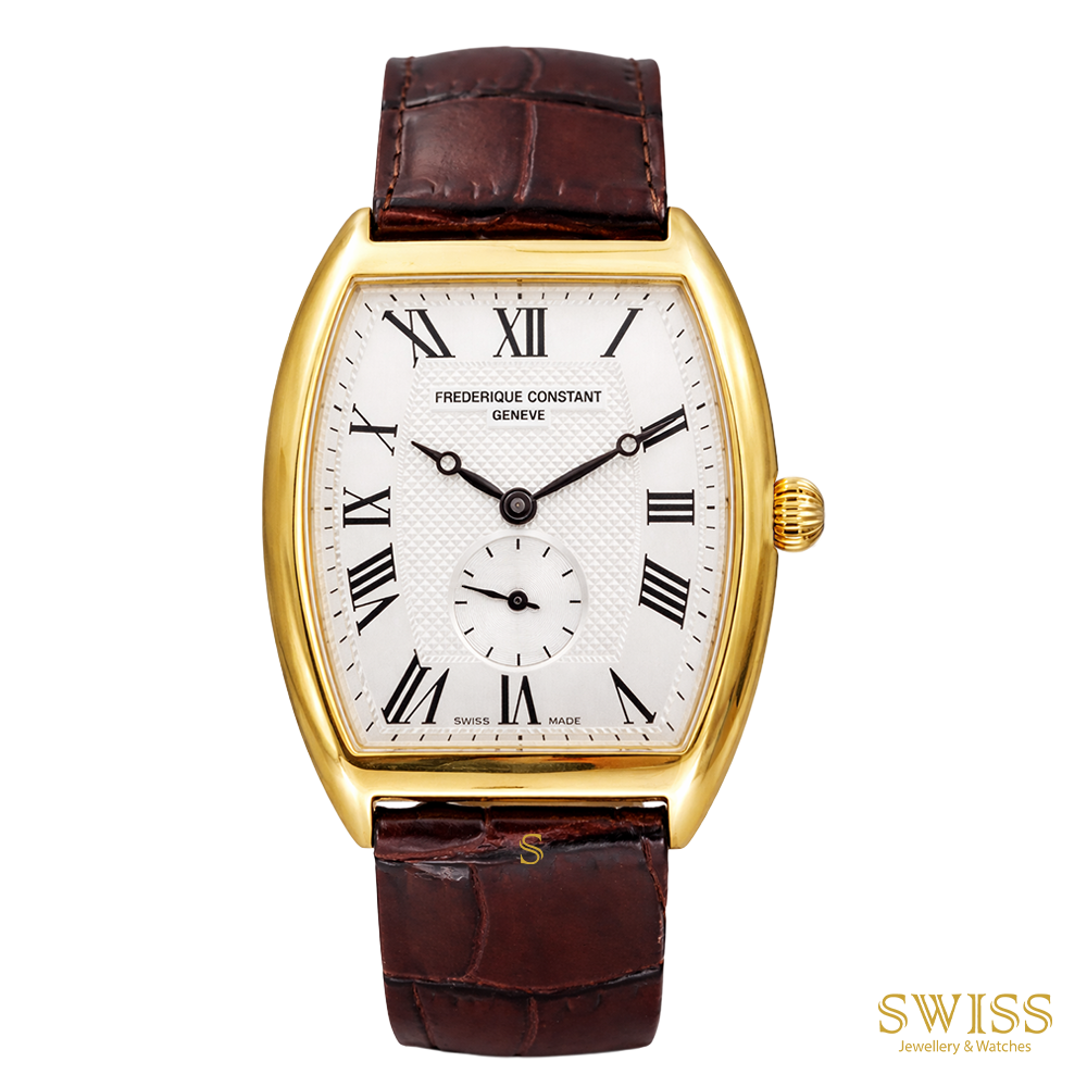 Frederique Constant Classics Carrée Gold Tone Quartz Watch
