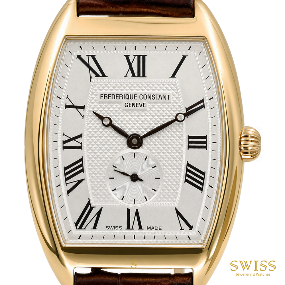 Frederique Constant Classics Carrée Gold Tone Quartz Watch