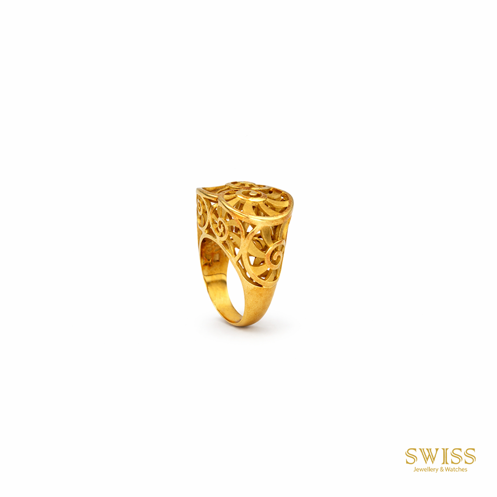Carrera y Carrera Filigree Gold Dome Ring DA12350