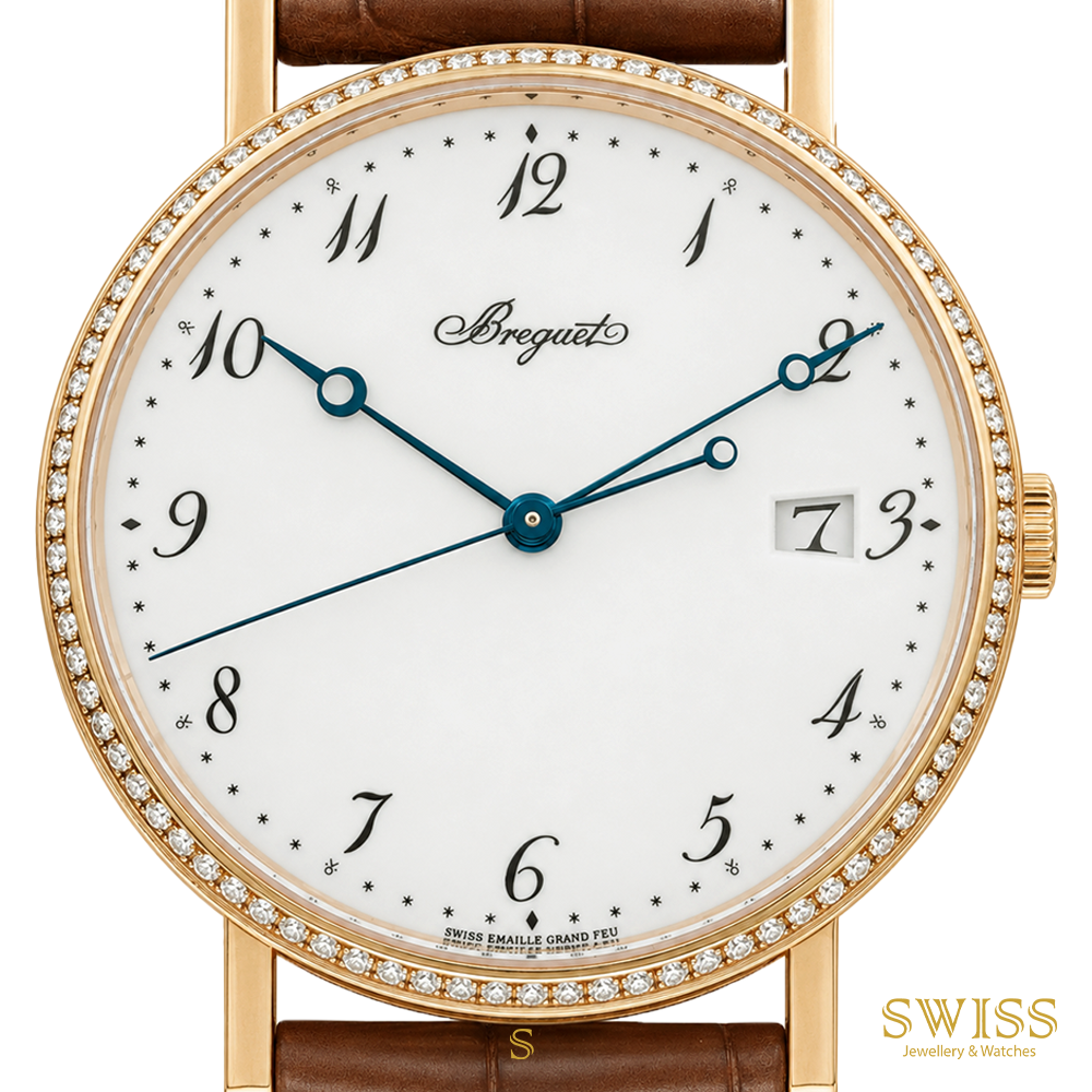 Breguet Classique 5178BR Diamond Bezel Rose Gold