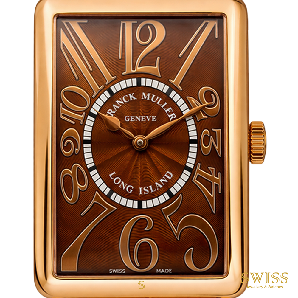 Franck Muller Long Island Rose Gold Brown Dial