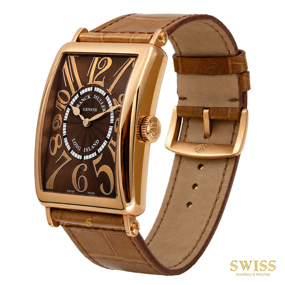 Franck Muller Long Island Rose Gold Brown Dial