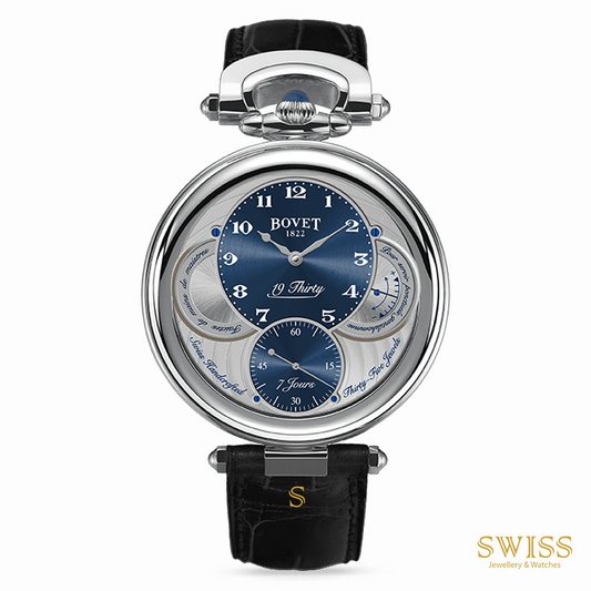 Bovet 19Thirty Fleurier Blue Dial Stainless Steel