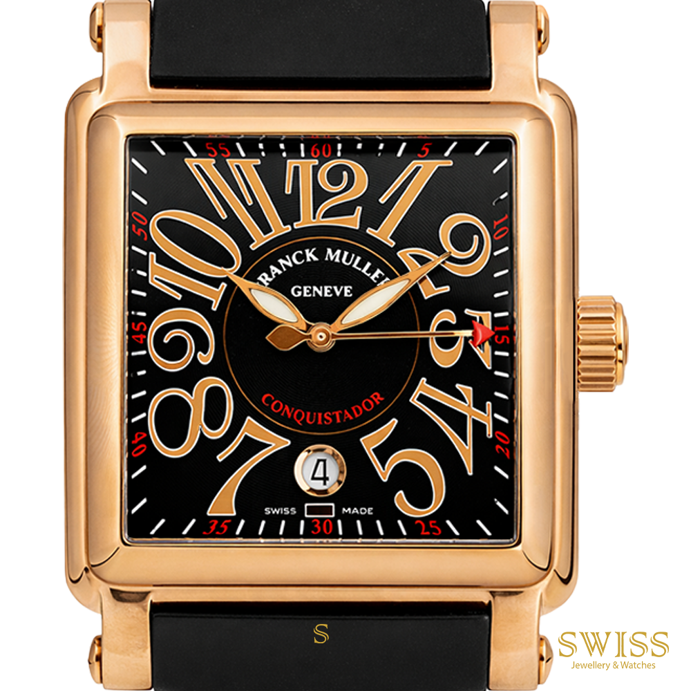 Franck Muller Conquistador Rose Gold Black Dial