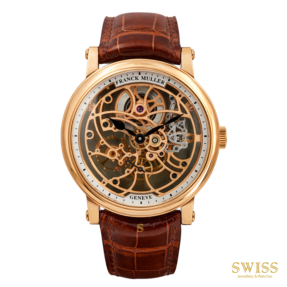 Franck Muller Skeleton Rose Gold Openworked Dial