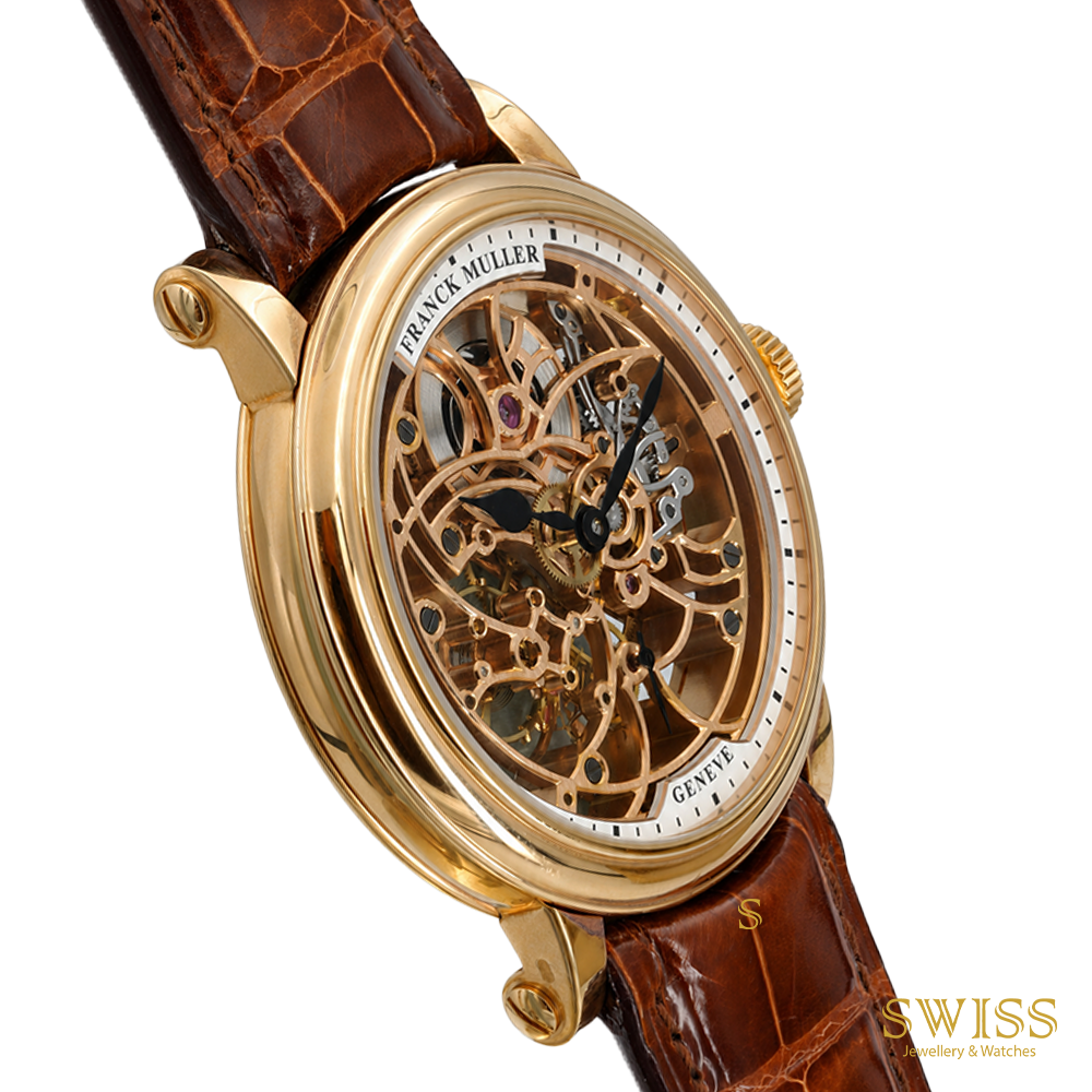 Franck Muller Skeleton Rose Gold Openworked Dial