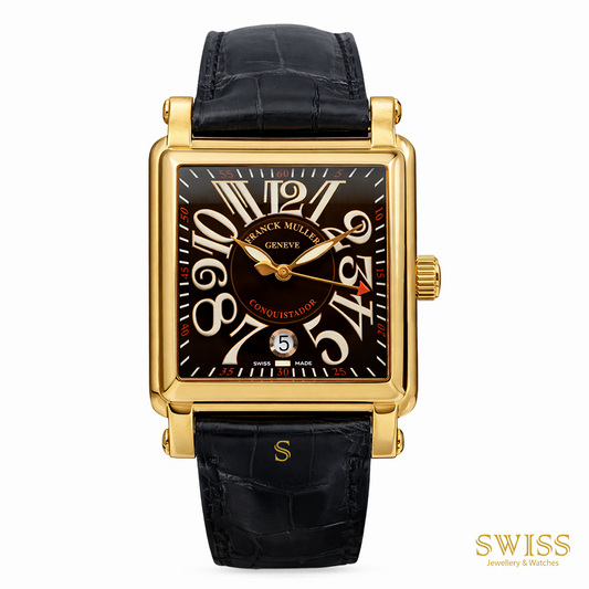 Franck Muller Conquistador Rose Gold Brown Dial