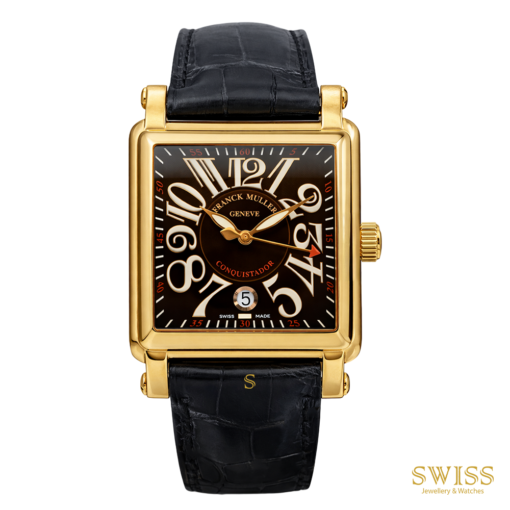 Franck Muller Conquistador Rose Gold Brown Dial