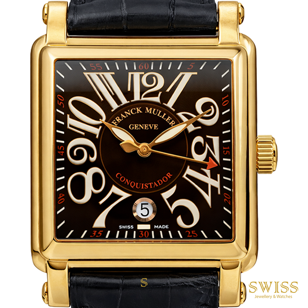 Franck Muller Conquistador Rose Gold Brown Dial