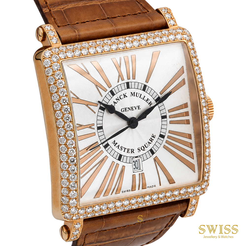 Franck Muller Master Square Diamond Rose Gold