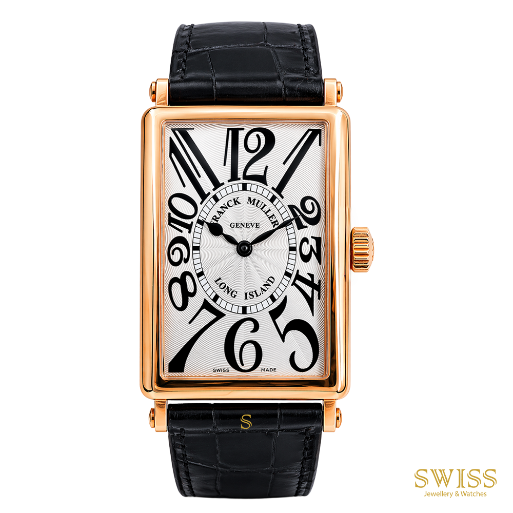 Franck Muller Long Island Rose Gold – Elegant Rectangular Icon