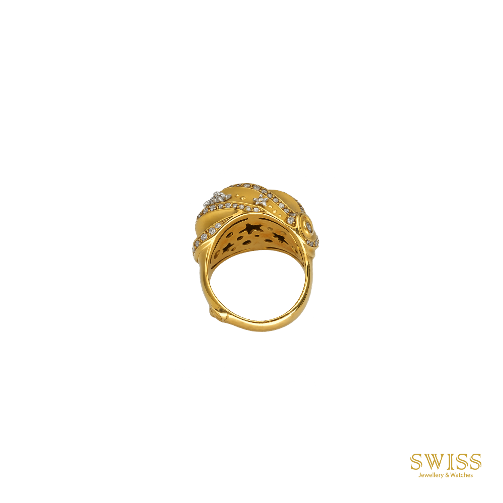 Carrera y Carrera Galaxy Diamond Ring Yellow Gold DA12421