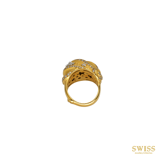 Carrera y Carrera Galaxy Diamond Ring Yellow Gold DA12421
