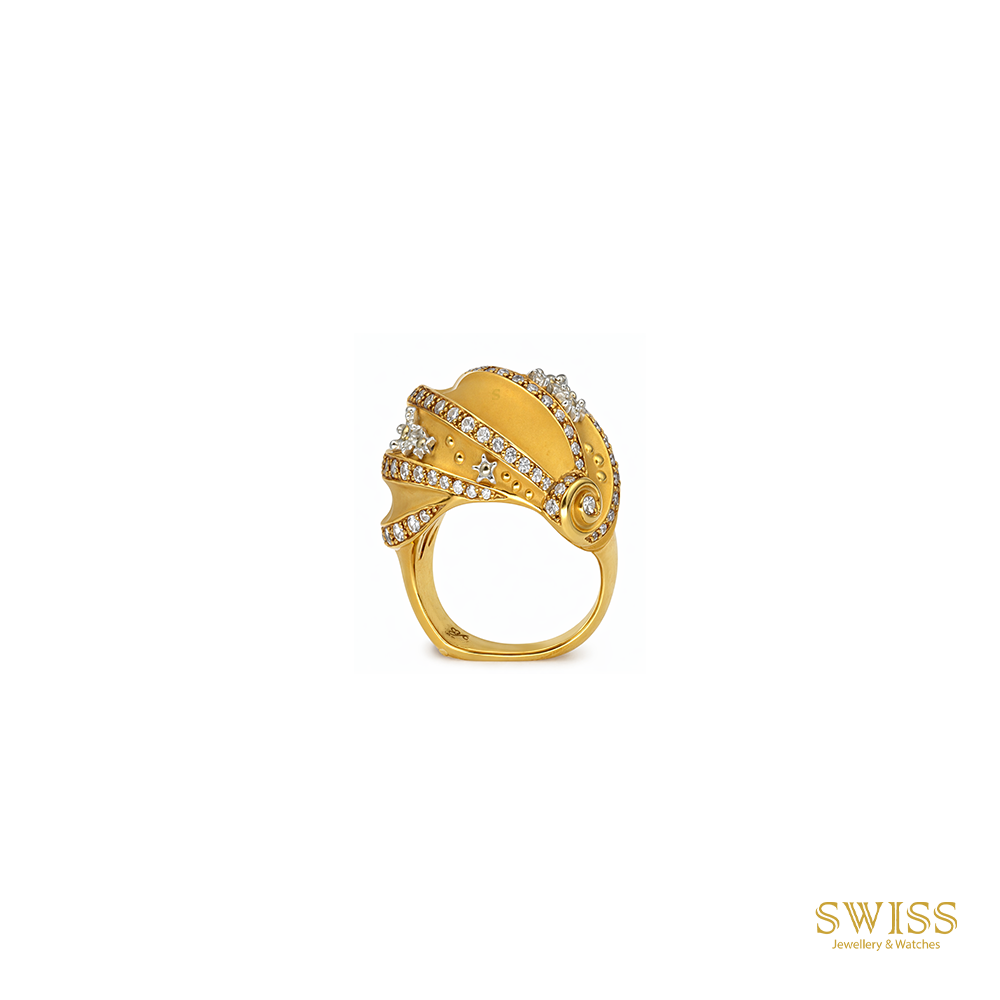 Carrera y Carrera Galaxy Diamond Ring Yellow Gold DA12421