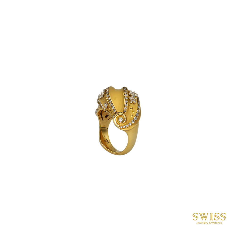 Carrera y Carrera Galaxy Diamond Ring Yellow Gold DA12421