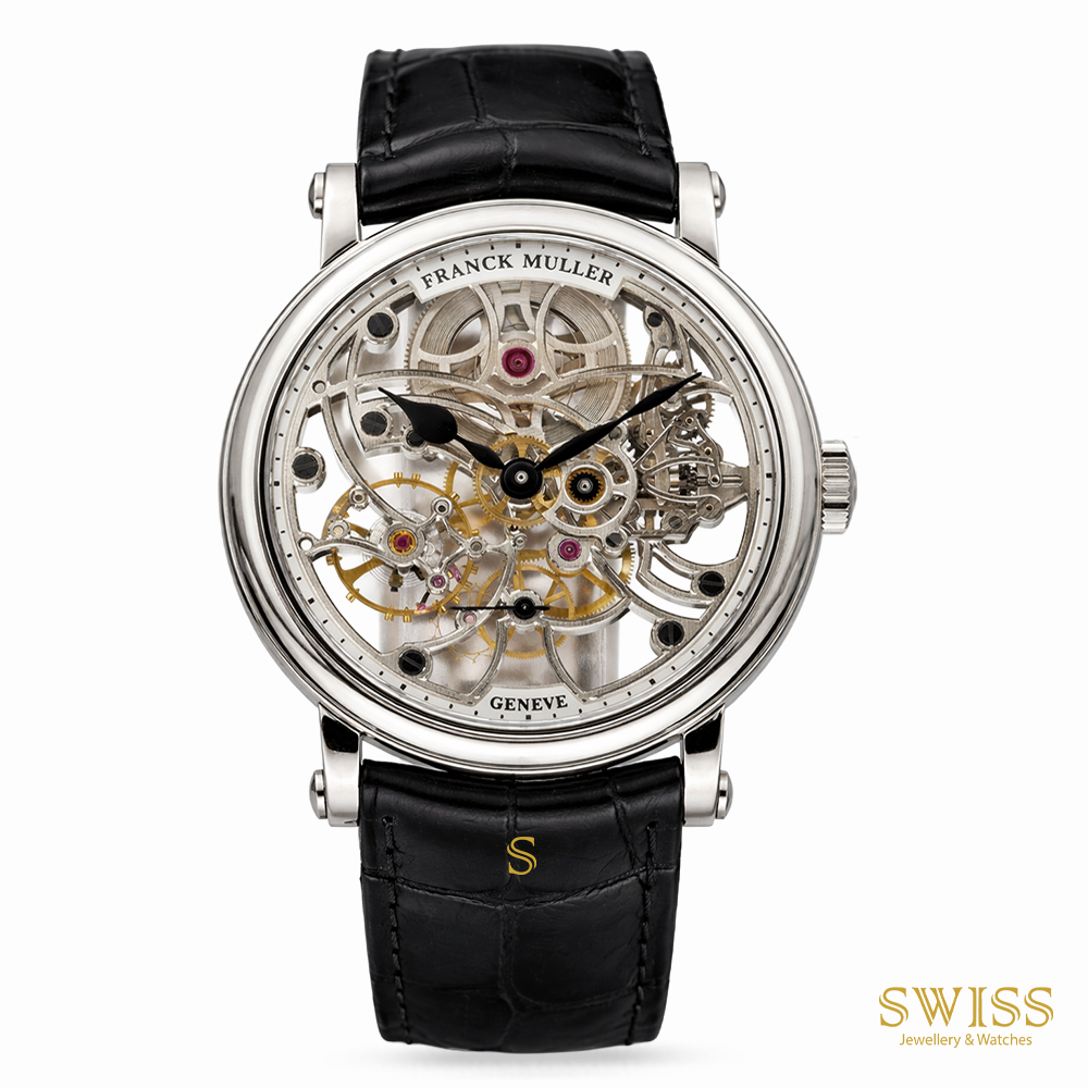 Franck Muller Round Classic Skeleton 18k White Gold