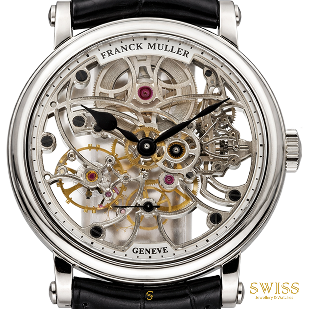 Franck Muller Round Classic Skeleton 18k White Gold