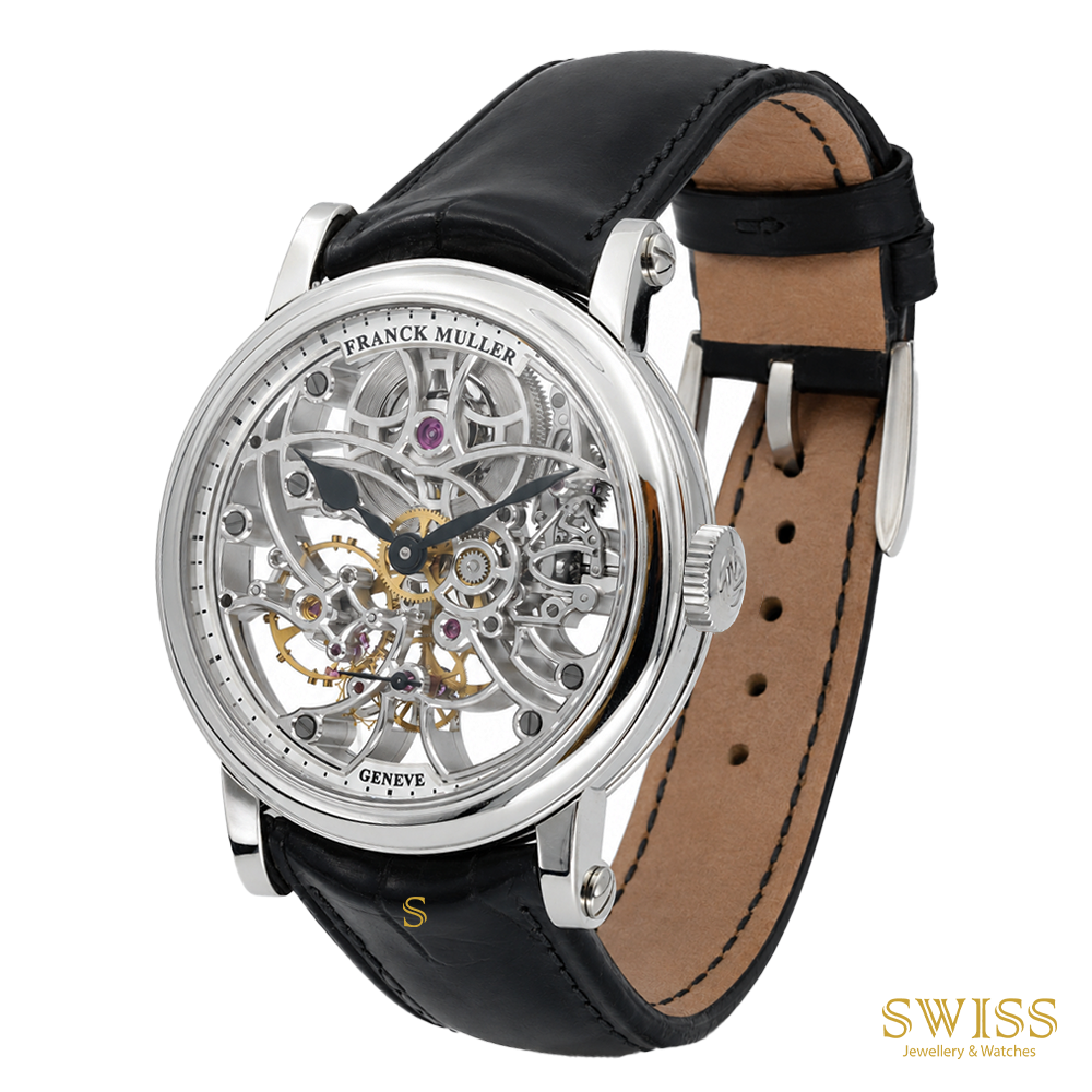 Franck Muller Round Classic Skeleton 18k White Gold
