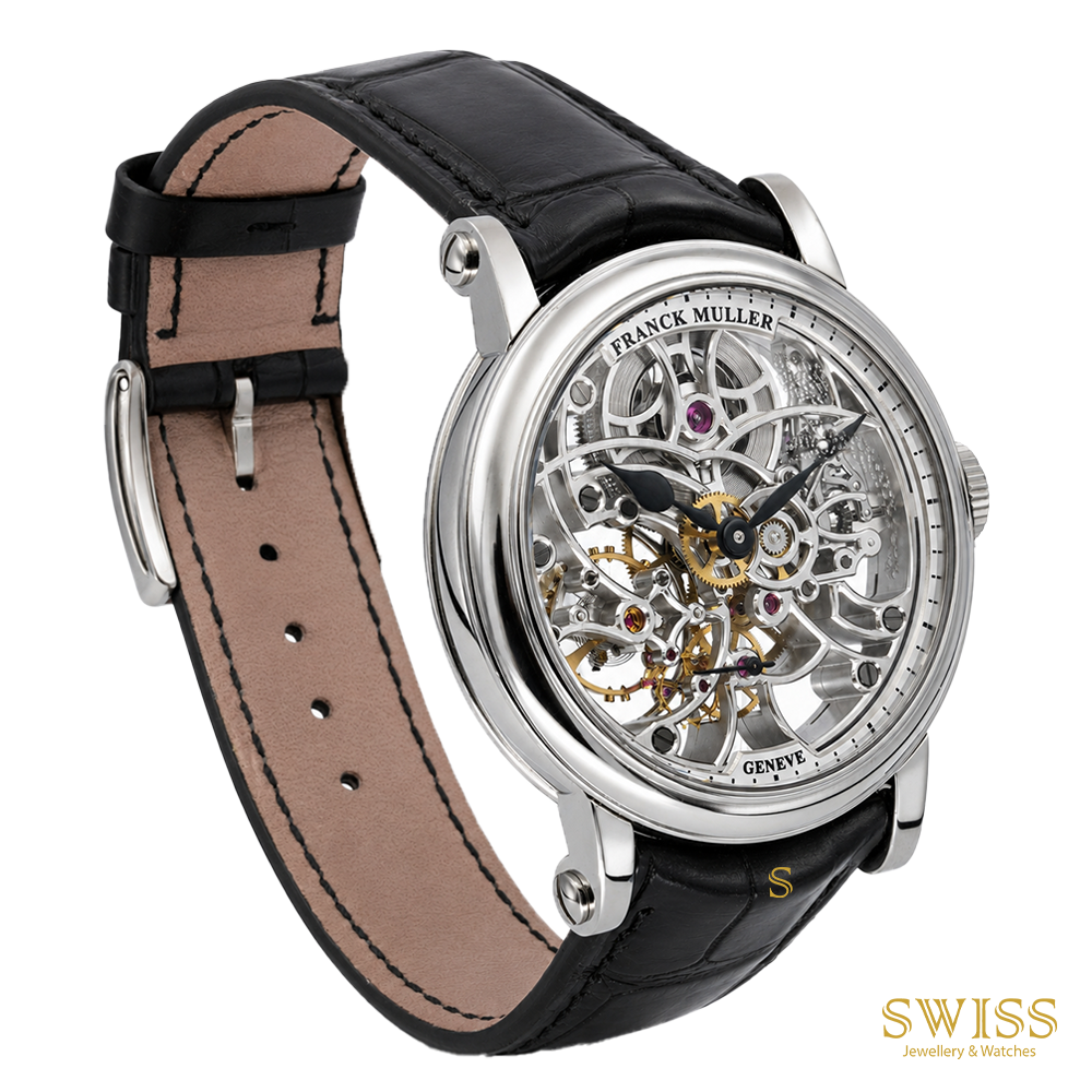 Franck Muller Round Classic Skeleton 18k White Gold