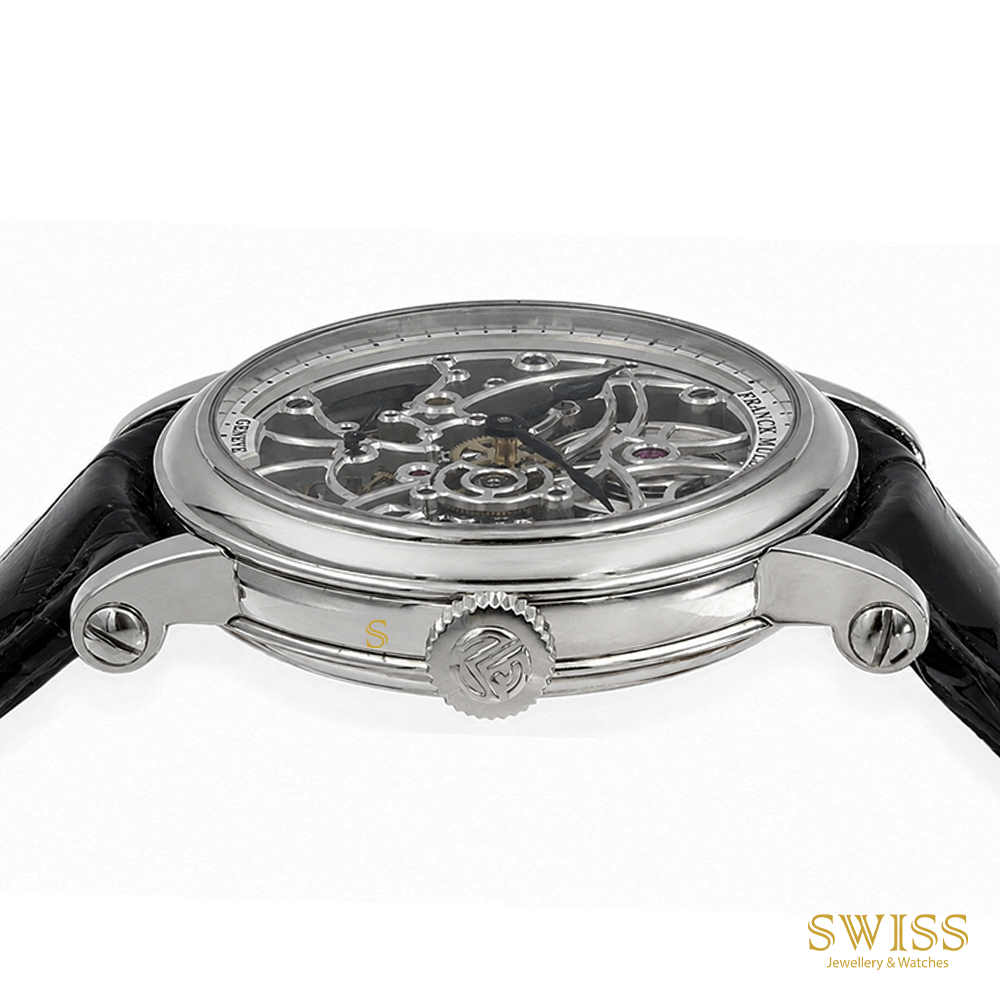 Franck Muller Round Classic Skeleton 18k White Gold