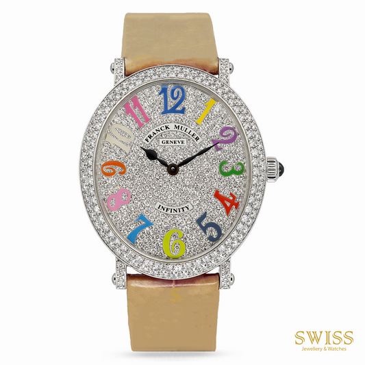 Franck Muller Round Color Dreams Diamond – White Gold Statement