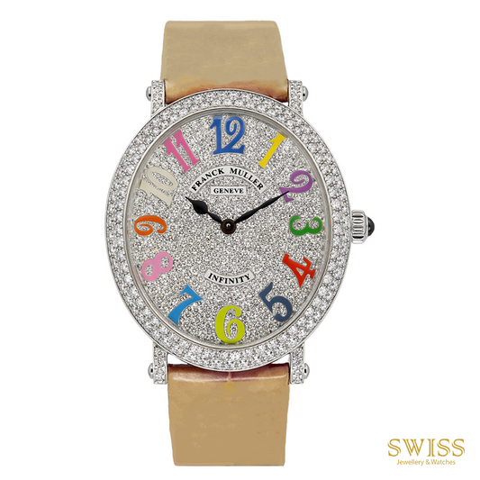 Franck Muller Round Color Dreams Diamond – White Gold Statement