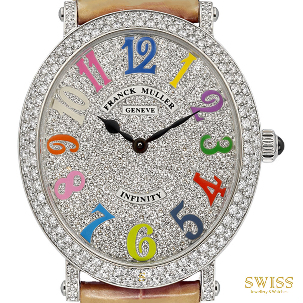 Franck Muller Round Color Dreams Diamond – White Gold Statement