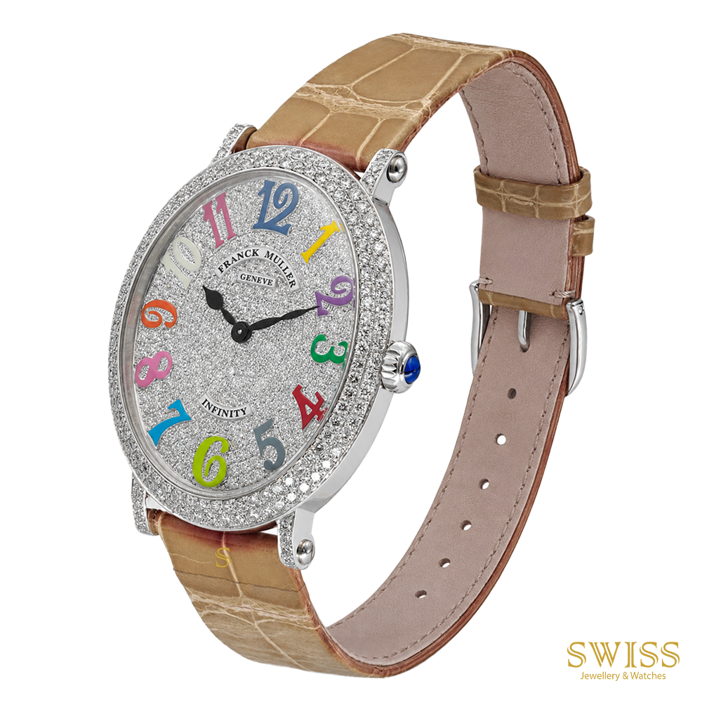 Franck Muller Round Color Dreams Diamond – White Gold Statement