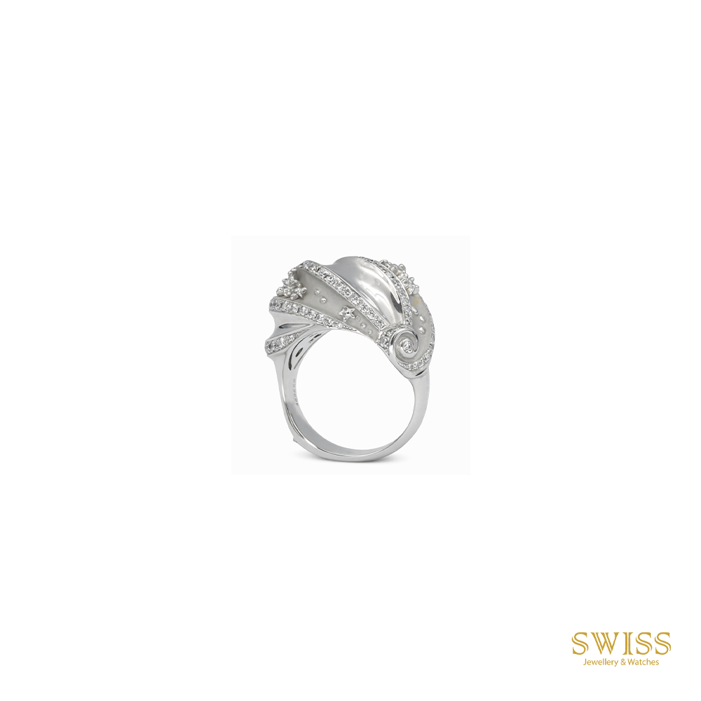 Carrera y Carrera Galaxy Diamond Ring White Gold DA12421